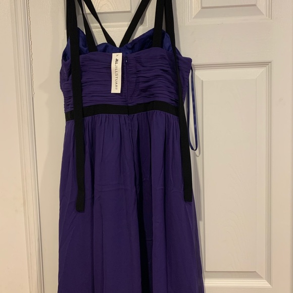 Jill Jill Stuart Women's Strappy Silk Chiffon Gown - Picture 5 of 9